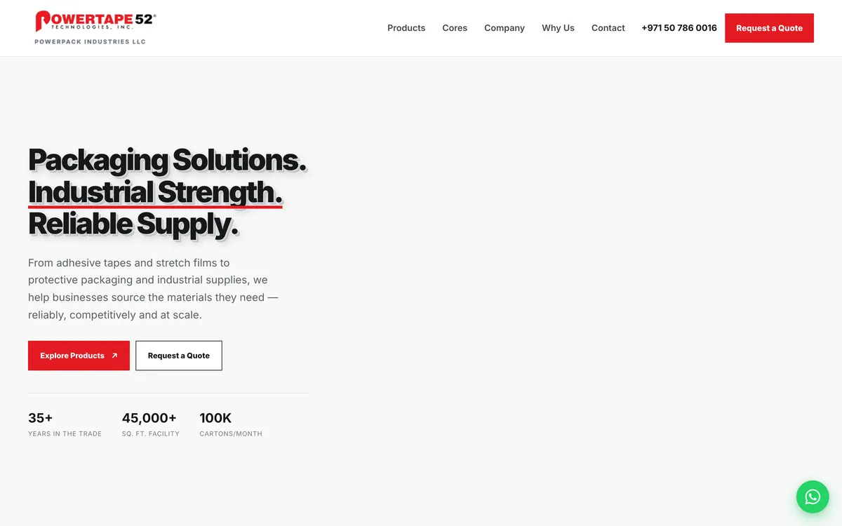 PowerTape52 website
