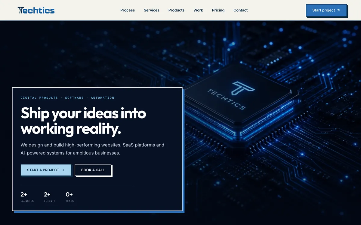Techtics website